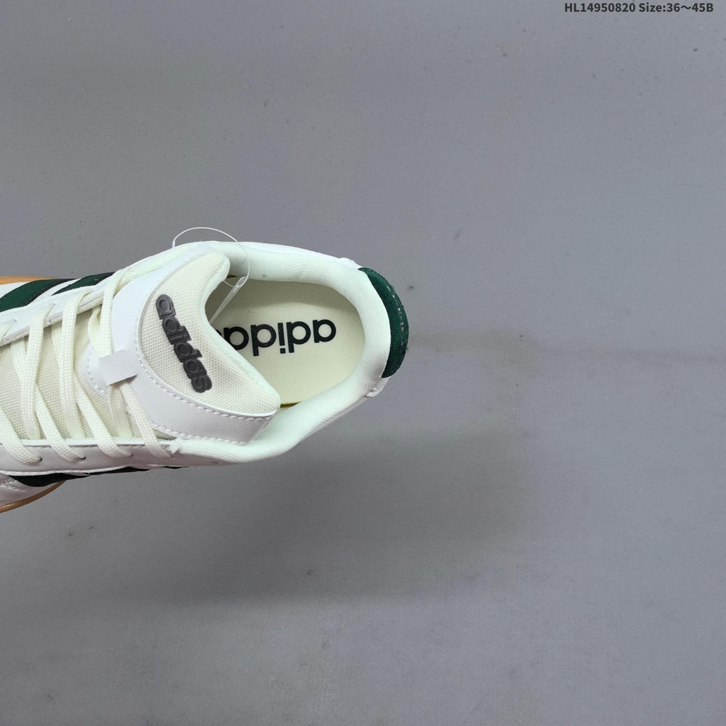 Adidas Adiracer Low-Top Sneakers in White Green HQ7403 - product image from the listing.