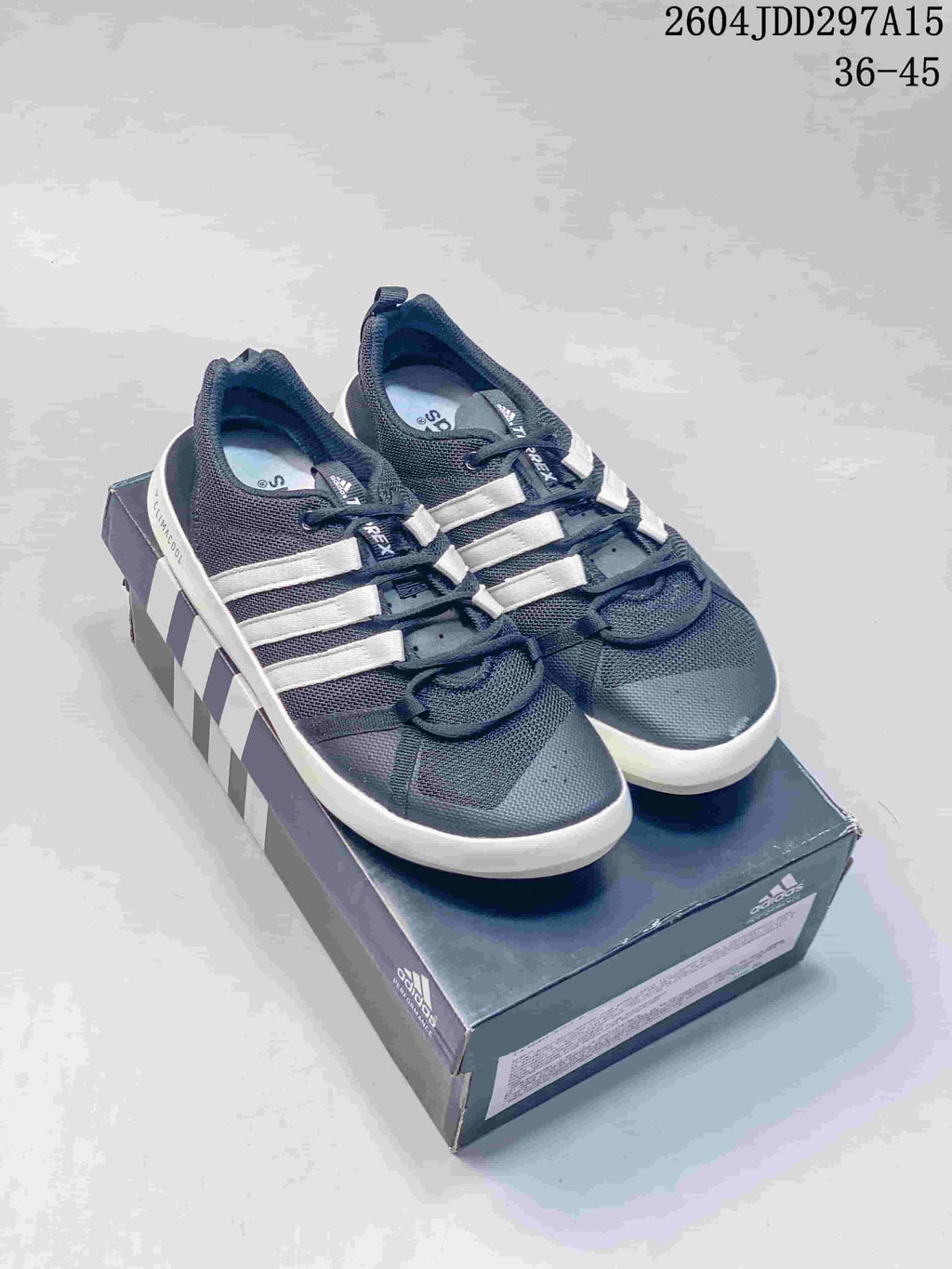 adidas Terrex CC Boat Water Shoes in Navy White 2604JDD297A15 - product image from the listing.