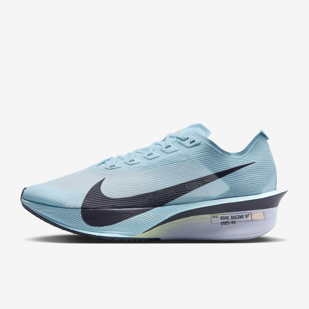 Nike Vaporfly 4 Road Racing Shoes in Glacier Blue HF6412-400 - product image from the listing.
