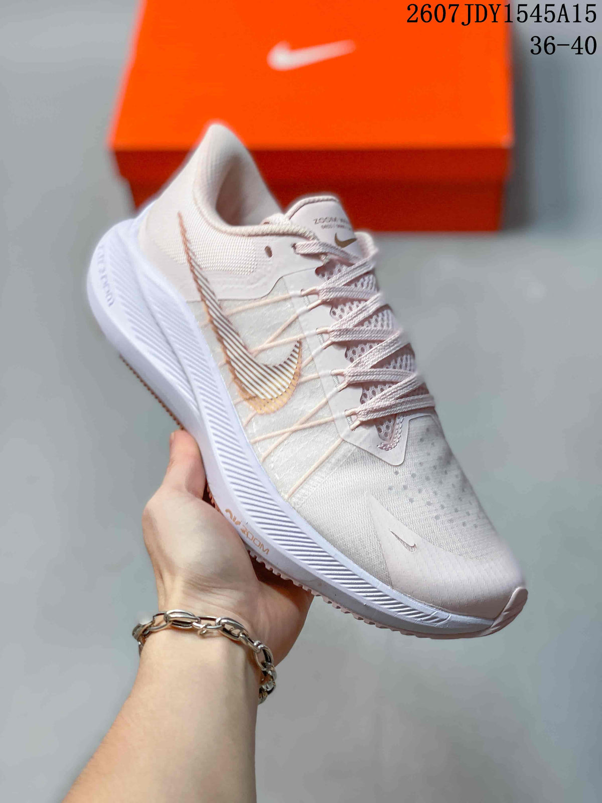 Women's Nike Zoom Winflo 8 Running Sneakers Pink - product image from the listing.