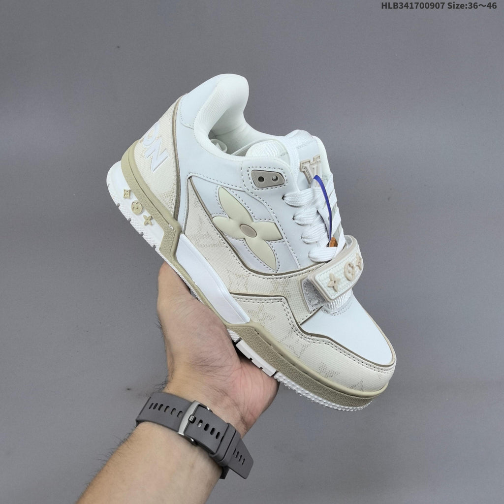 Women's Louis Vuitton LV Trainer-Style Platform Sneakers - product image from the listing.