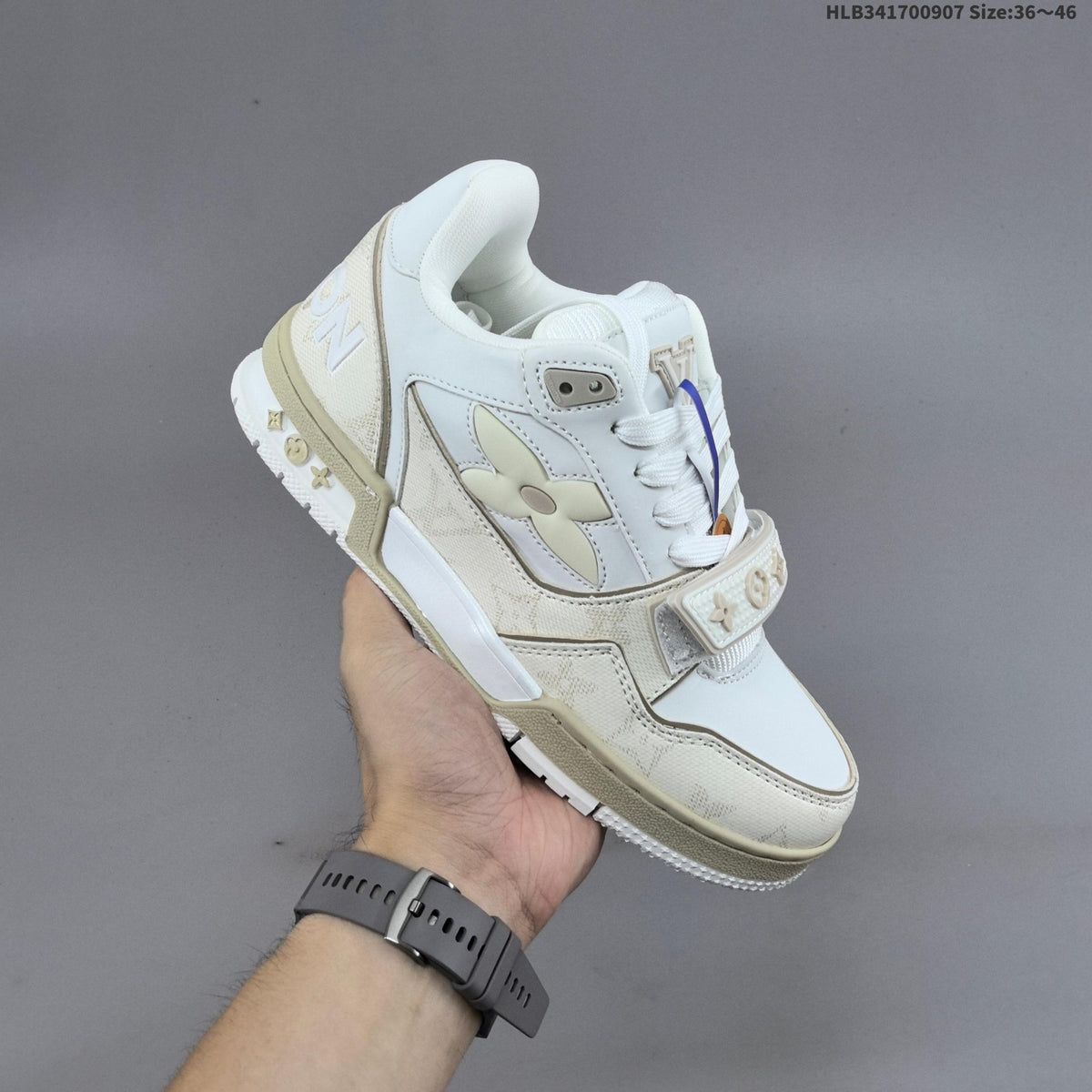 Women's Louis Vuitton LV Trainer-Style Platform Sneakers - product image from the listing.