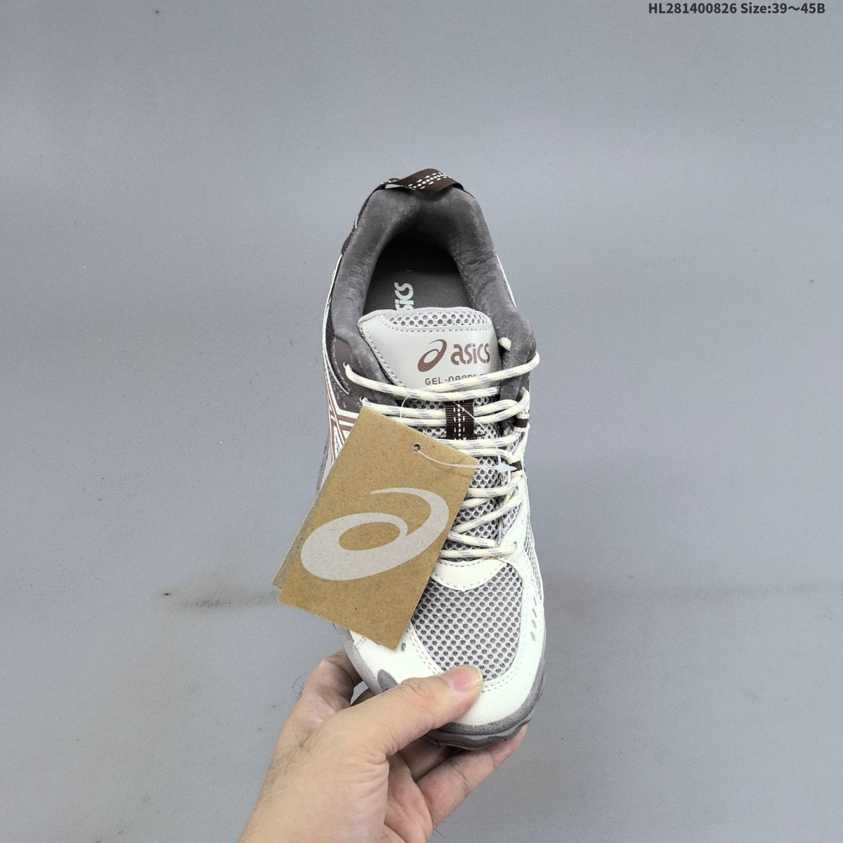 ASICS GEL-NANDI NR Sneakers in Cream, in Gray and Brown - product image from the listing.