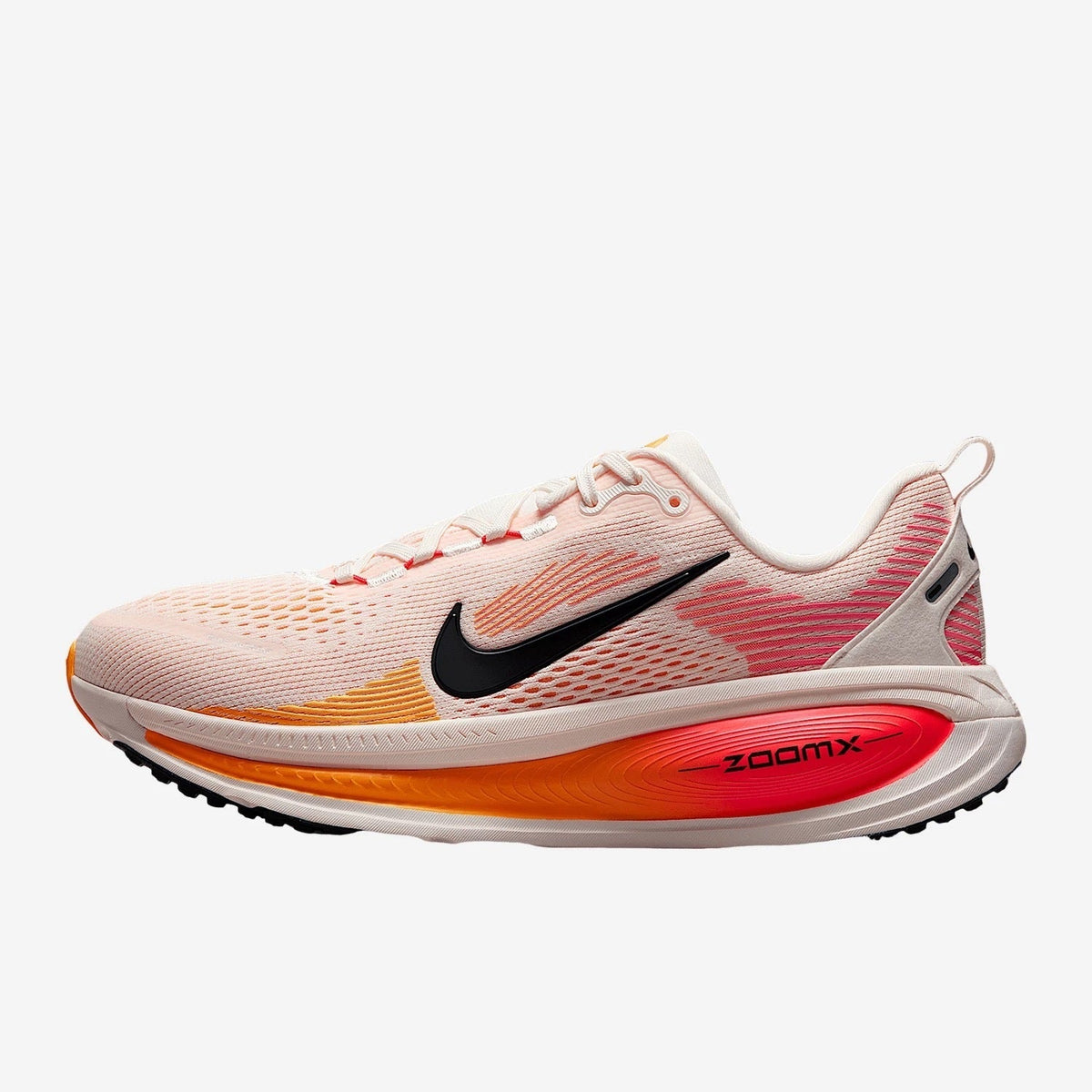Nike Vomero 18 Running Shoes HM6804-100 in White Orange - product image from the listing.