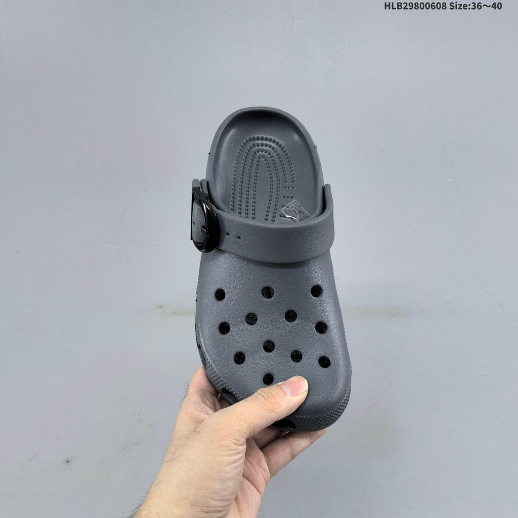Charcoal Gray Crocs Classic Clog - product image from the listing.