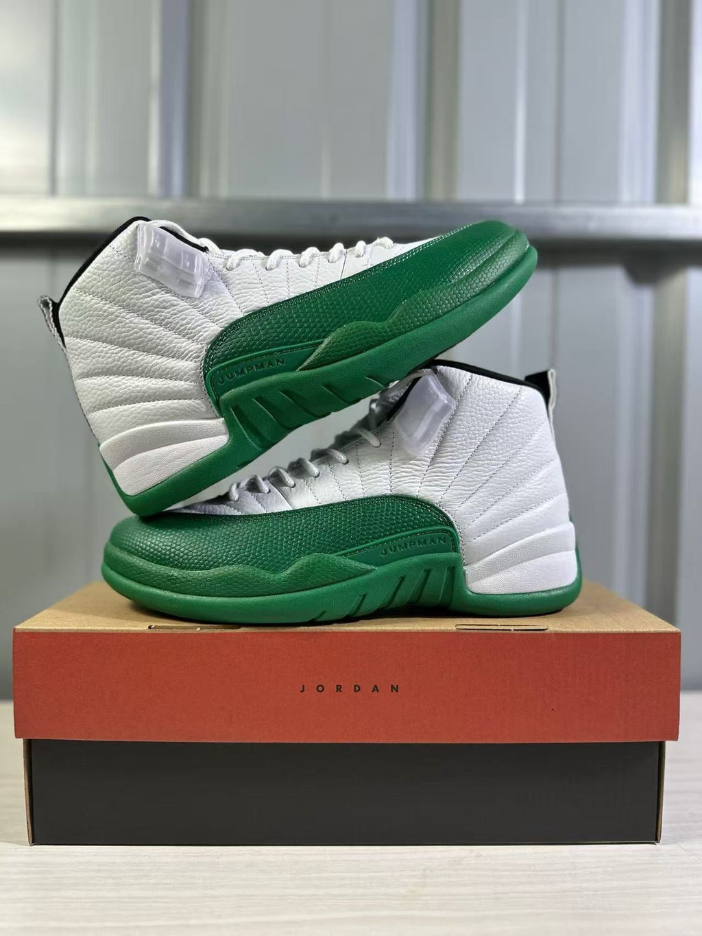 Air Jordan 12 Retro White Green CT8013-103 - product image from the listing.