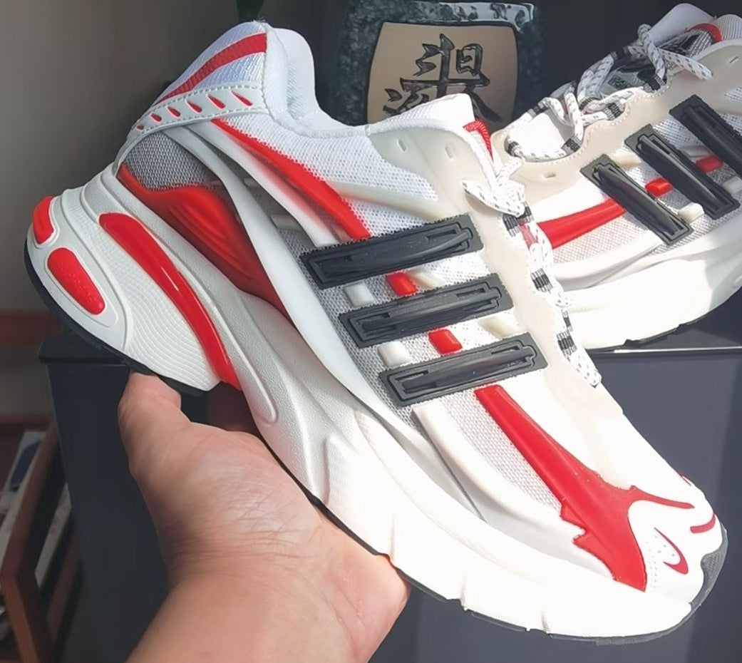 Adidas EQT Cushion 2 Sneakers in White Red - product image from the listing.