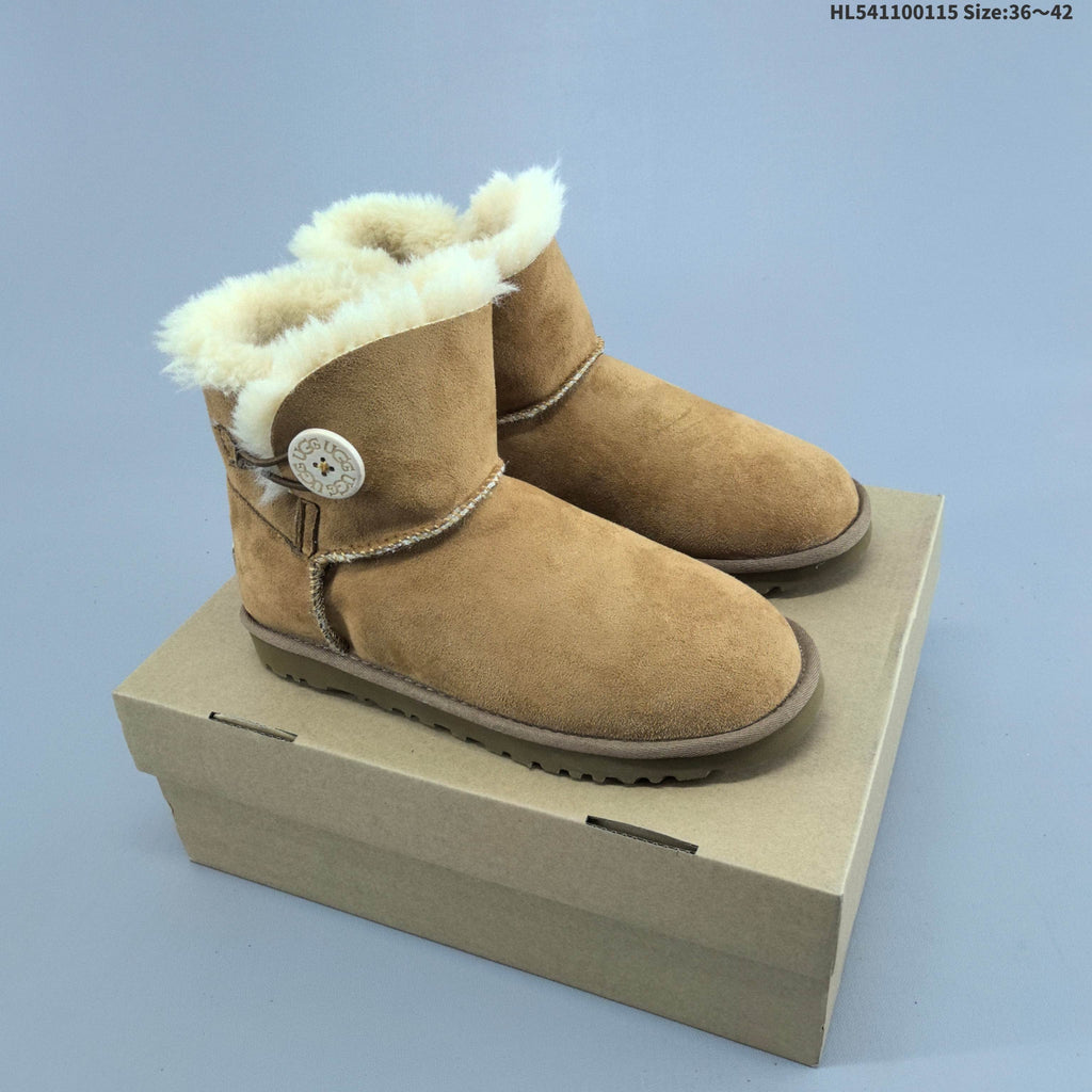 Classic Mini Dipper Suede Boots, Chestnut by UGG - product image from the listing.