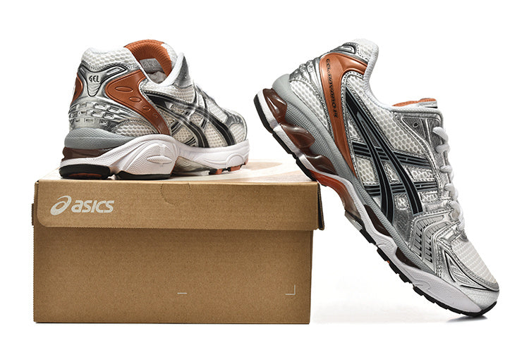 ASICS Gel-Kayano 14 Sneakers in Silver Black - product image from the listing.