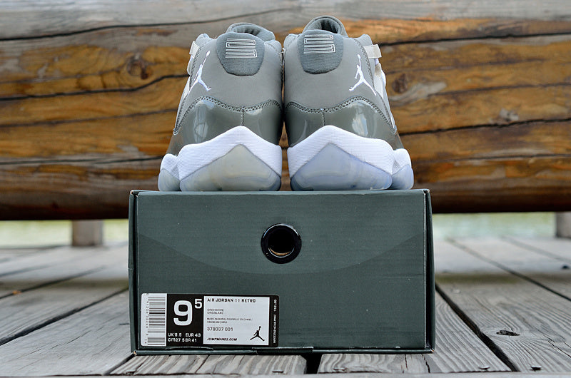 Air Jordan 11 Retro High-Top Basketball Shoes Grey - product image from the listing.