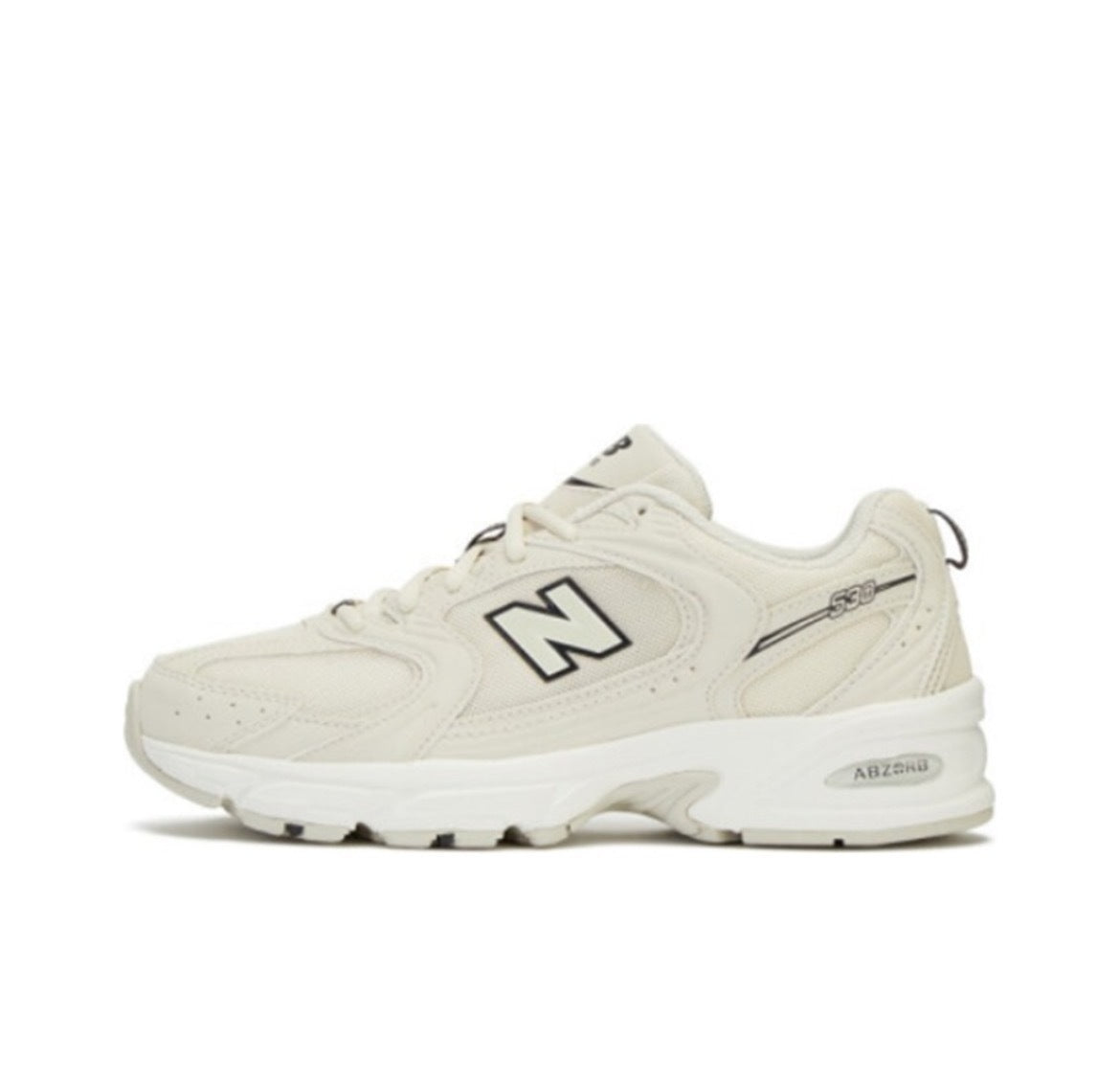 Cream New Balance MR530SH Sneakers - product image from the listing.