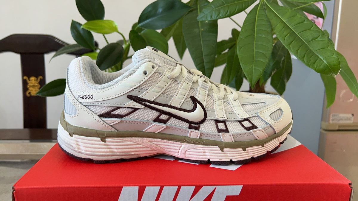 Nike P-6000 Sneakers in White Olive HF0728-201 - product image from the listing.