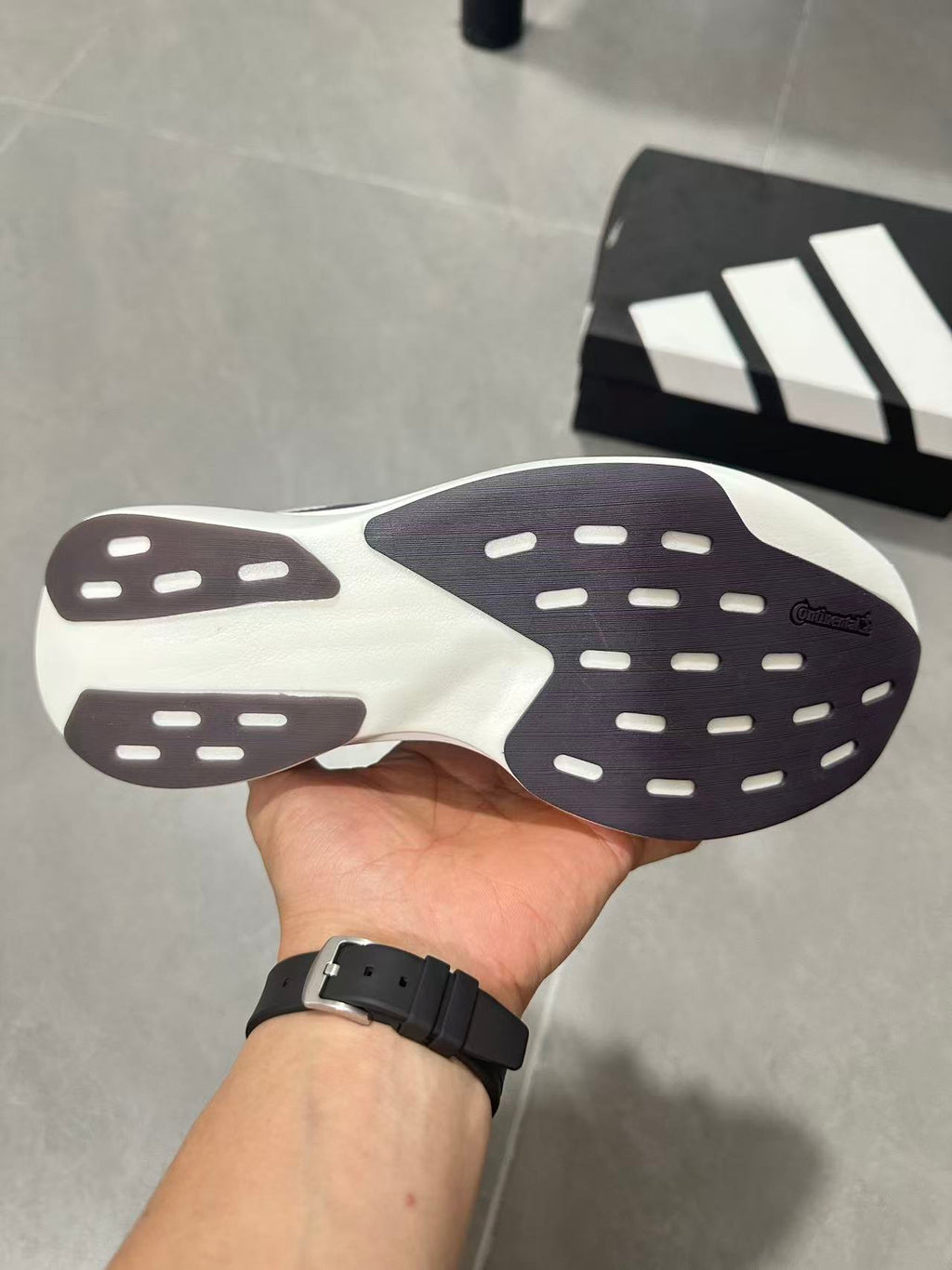 Adidas Lightstrike Pro Running Shoes in White Gray KJ3670 - product image from the listing.