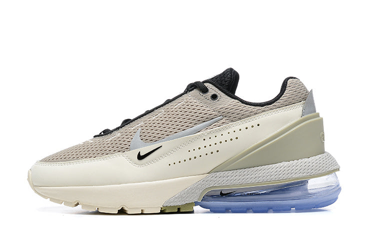 Nike Air Max Sneakers in Reflective in Silver and Cream - product image from the listing.