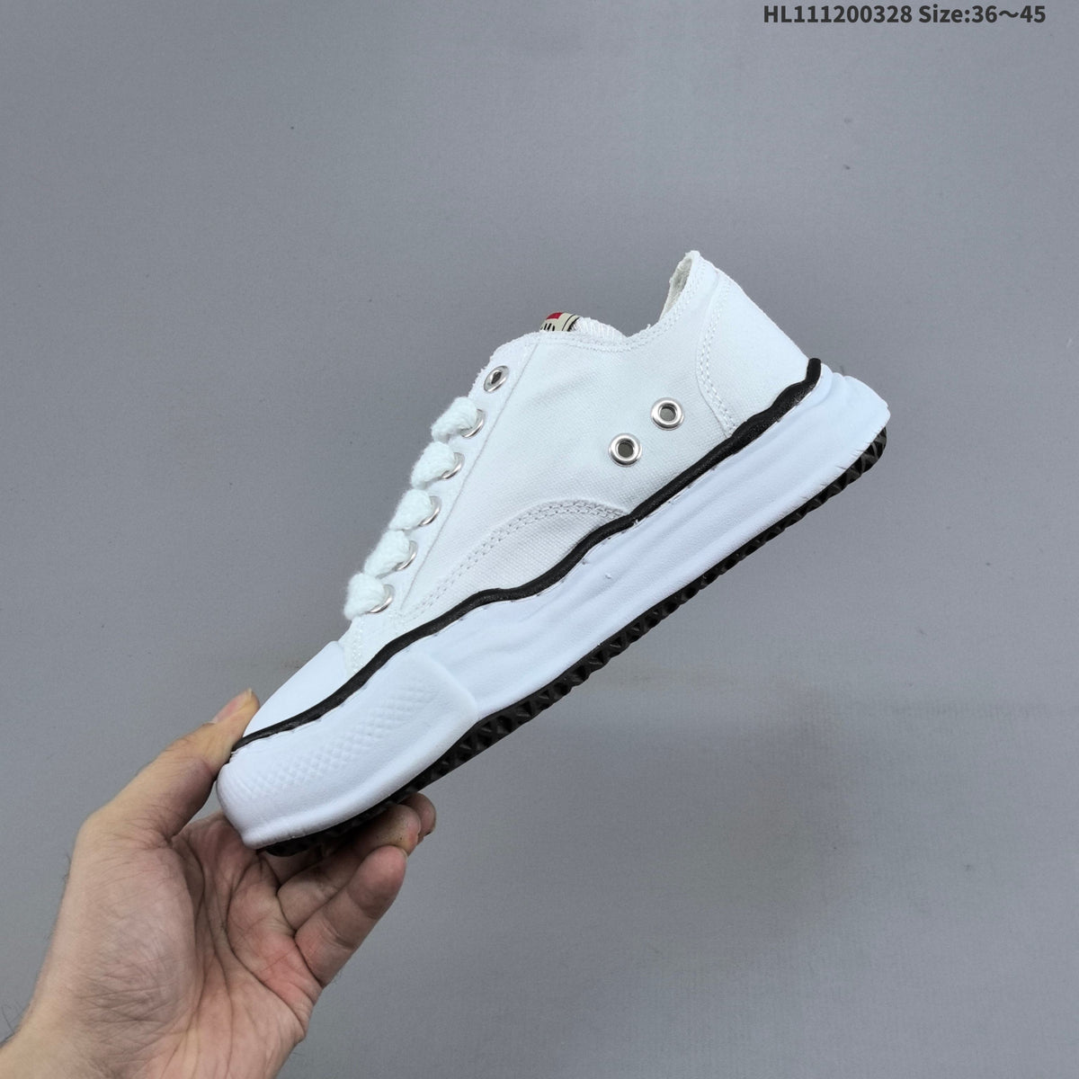 Maison MIHARA YASUHIRO Original Sole Canvas Low Trainers - product image from the listing.