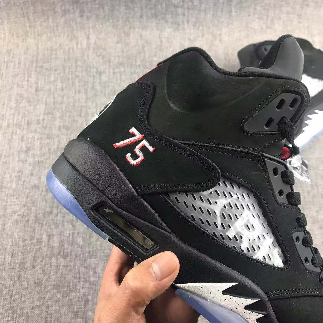 Air Jordan 5 PSG Black Sneakers AV9175-001 - product image from the listing.