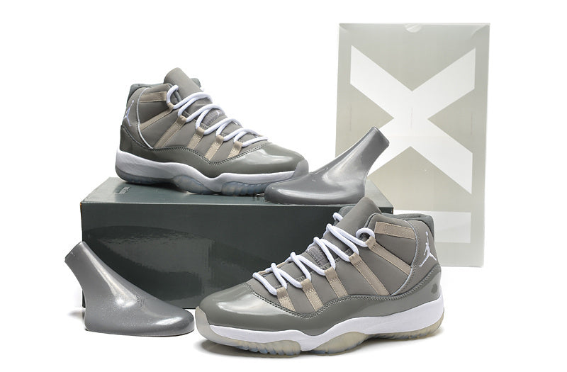 Air Jordan 11 Retro High-Top Basketball Shoes Grey - product image from the listing.