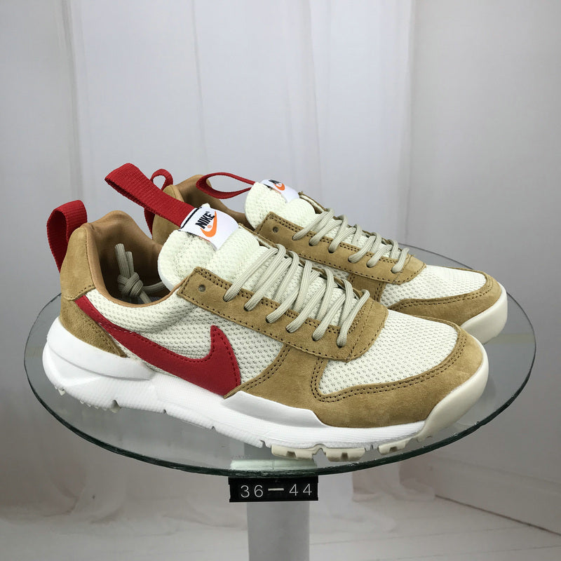 NikeCraft Mars Yard TS 2.0 Sneakers in Tan, in Red and White - product image from the listing.
