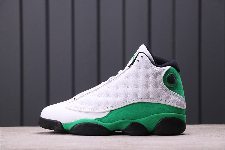 Air Jordan 13 Lucky Green High-Top Sneakers DB6537-113 - product image from the listing.