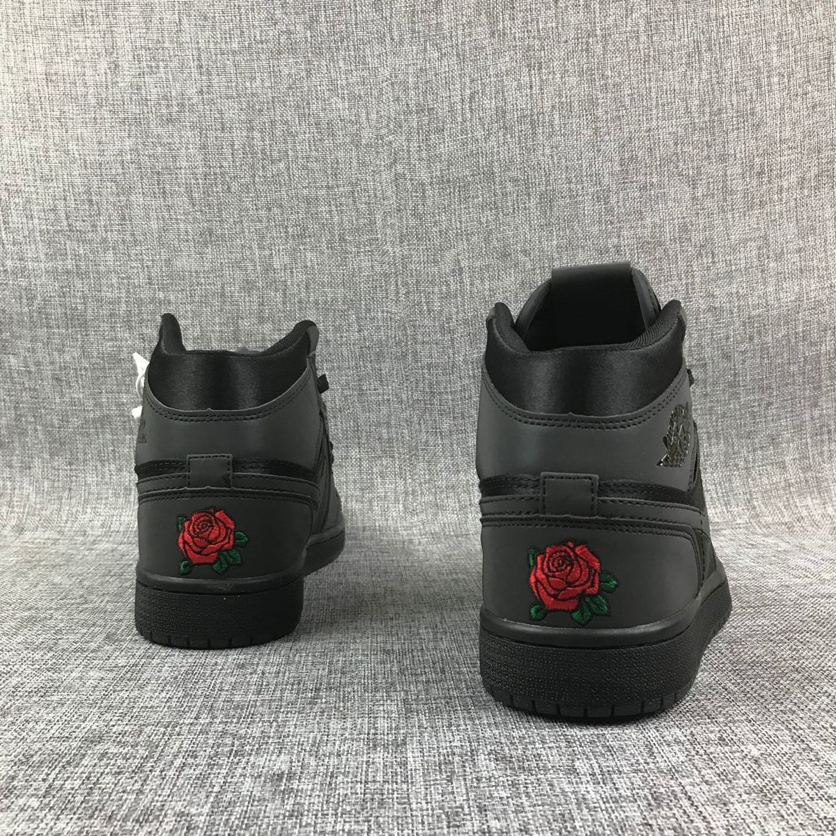 Black Rose Sneakers - Air Jordan 1 Retro High - product image from the listing.