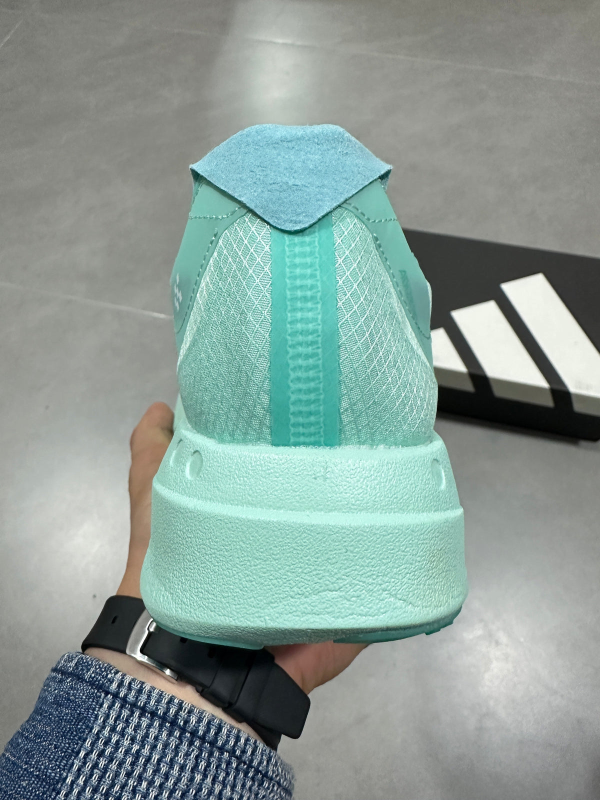 Nike Lightstrike Pro Running Shoes, in Mint Green and Volt - product image from the listing.