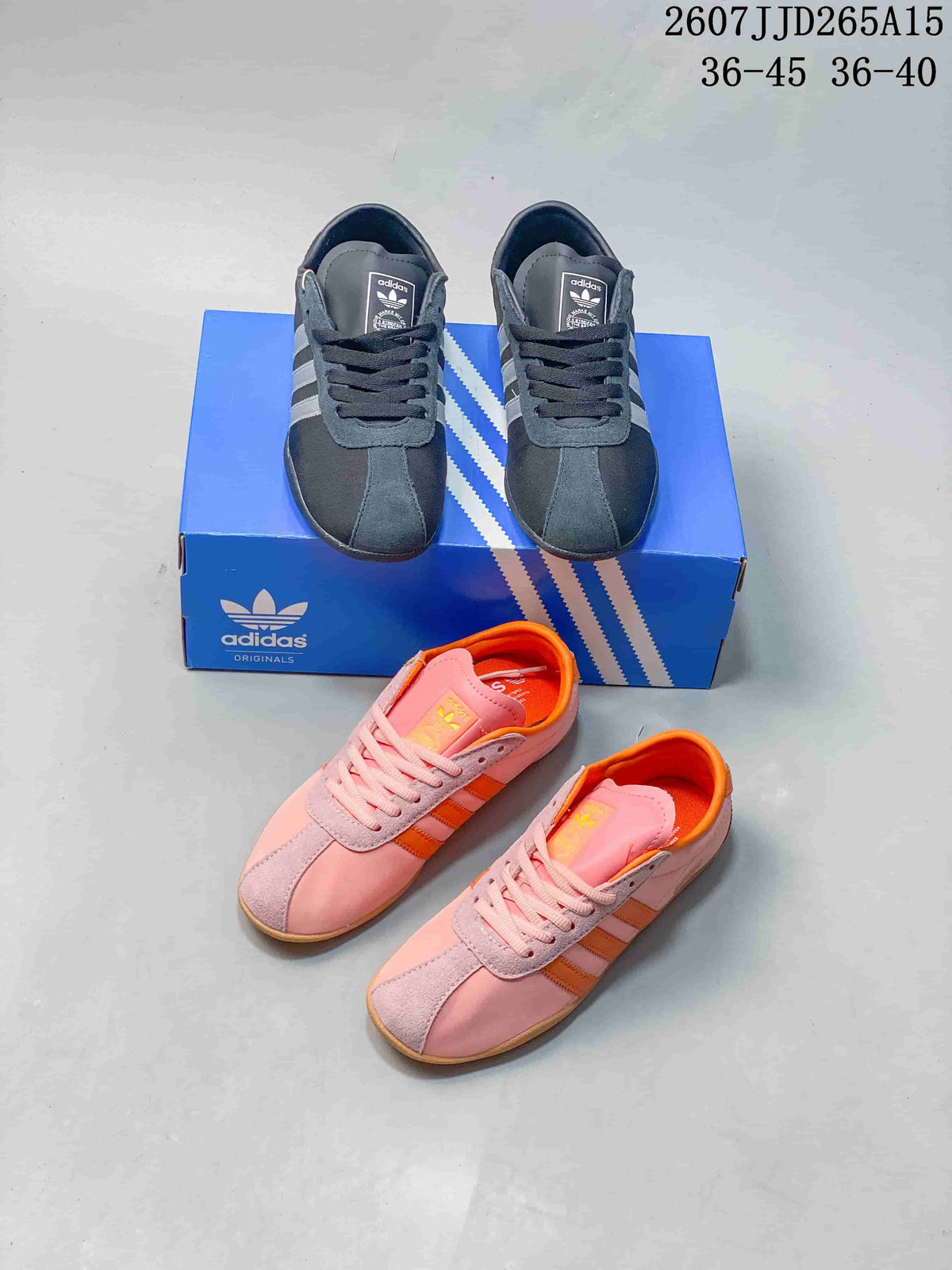 adidas Originals Tokyo Low-Top Sneakers in Pink and Black 06JJD265A15 - product image from the listing.