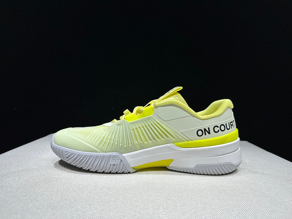 On The Roger Pro Fire Clay Tennis Shoes, in Yellow - product image from the listing.
