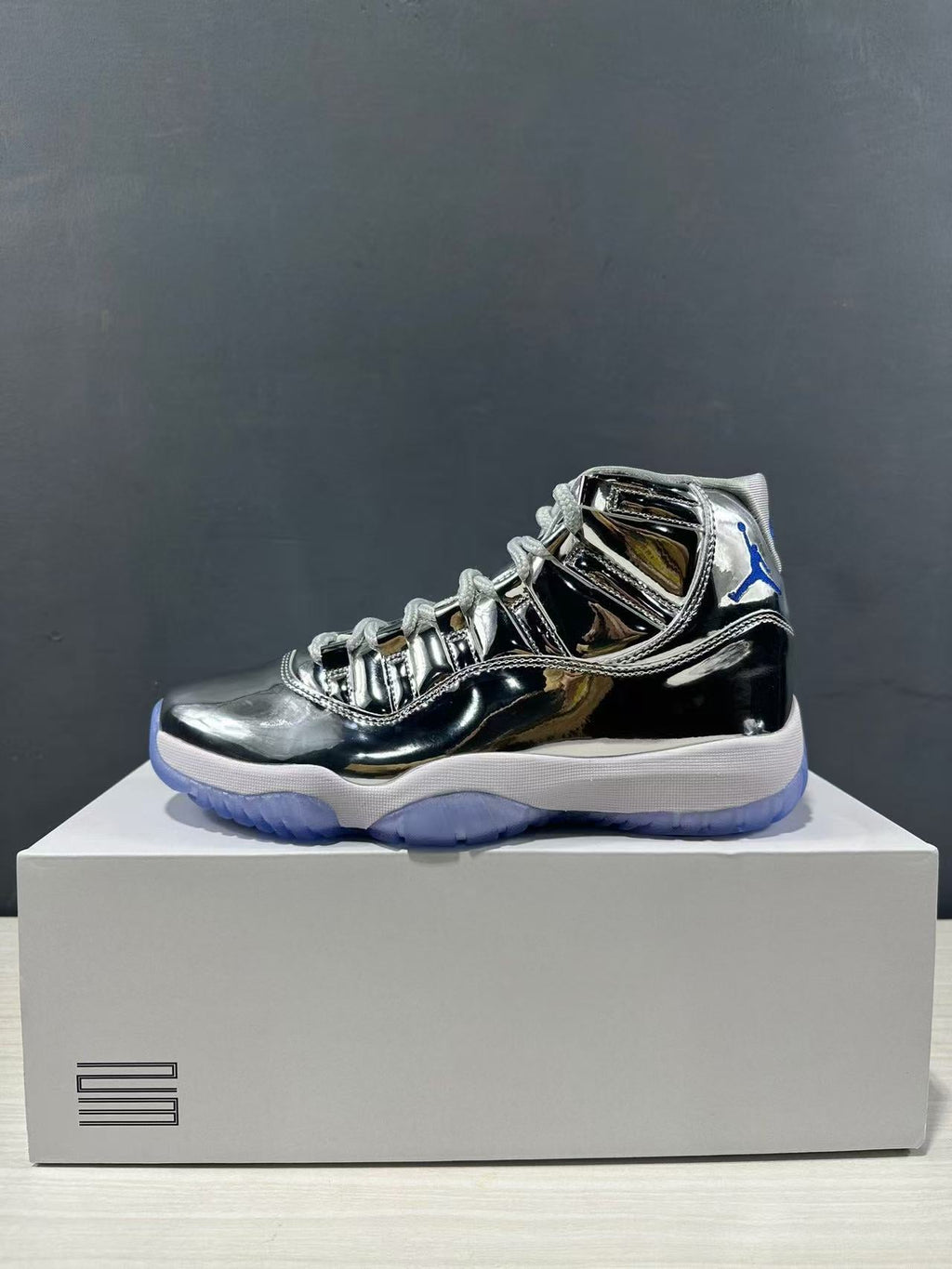 Air Jordan 11 Retro Silver High-Top Sneakers CT8012-730 - product image from the listing.