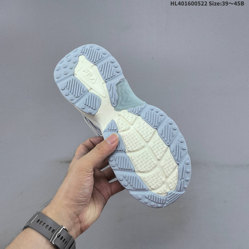 FILA FERN Low-Top Sneakers in White and Blue F12M622118FSP - product image from the listing.