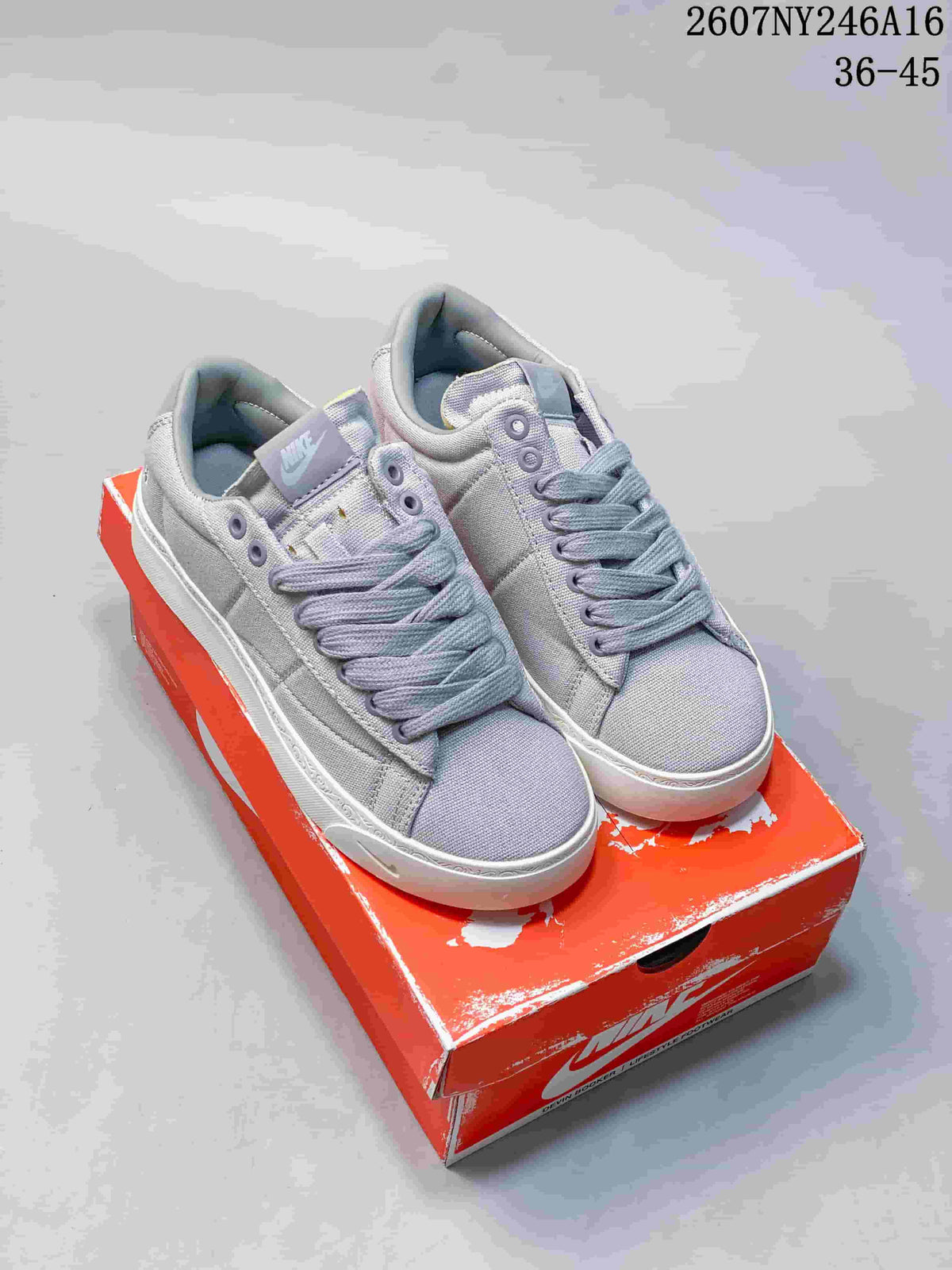Nike Devin Booker Blazer Low Sneakers in Gray - product image from the listing.