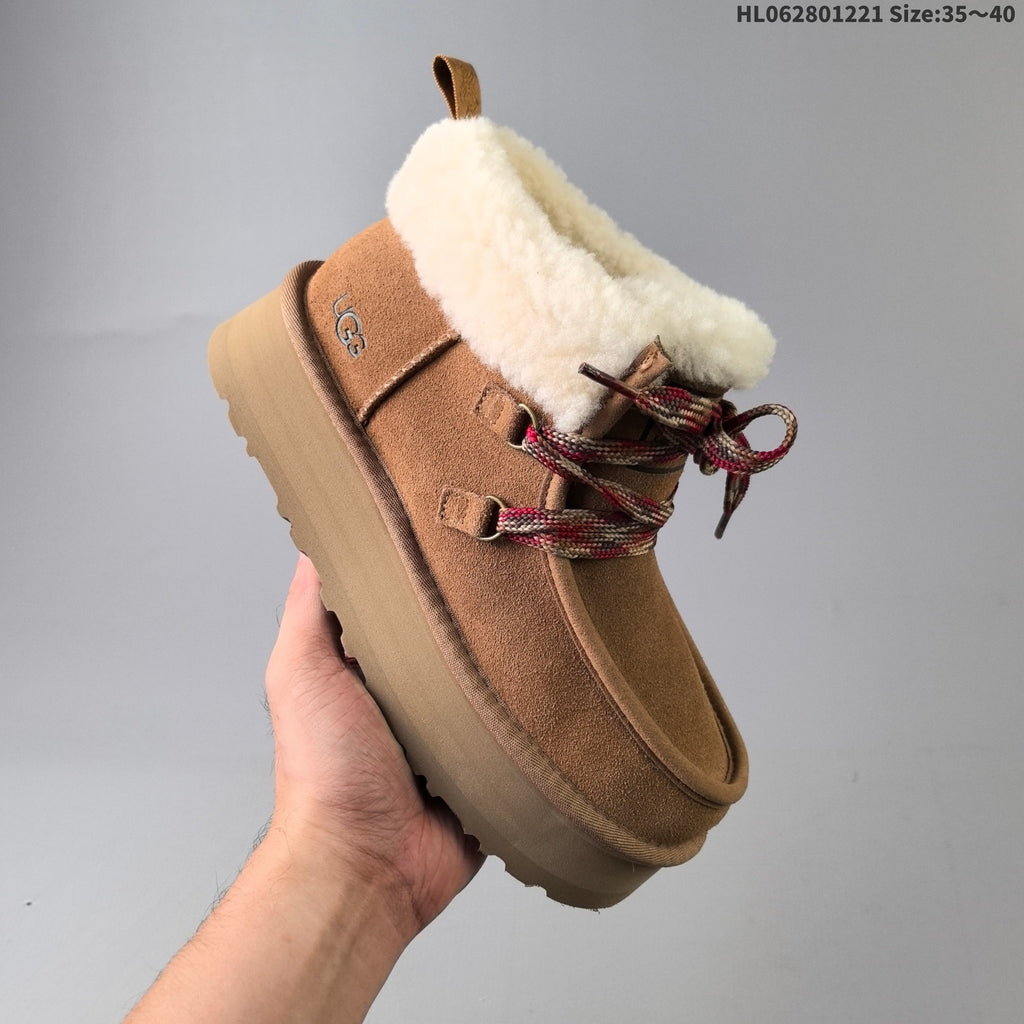 Classic Mini II Lace-Up Platform Boots by UGG - product image from the listing.