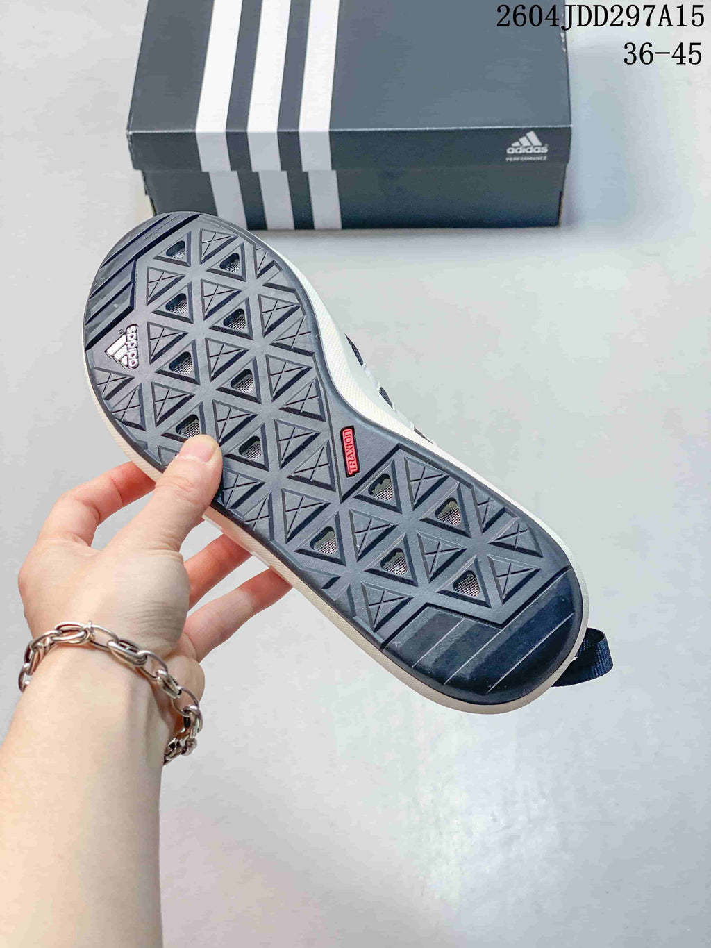 adidas Terrex CC Boat Water Shoes in Navy White 2604JDD297A15 - product image from the listing.