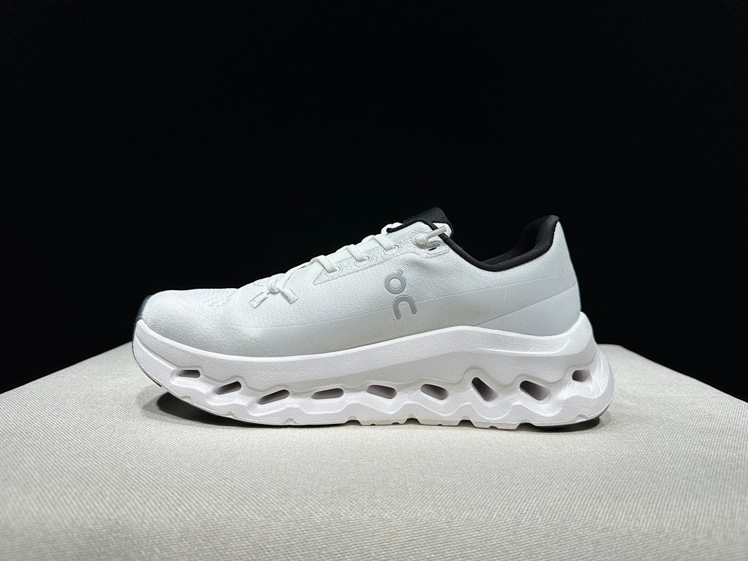 Ivory and Black On Cloudtilt Sneakers - product image from the listing.