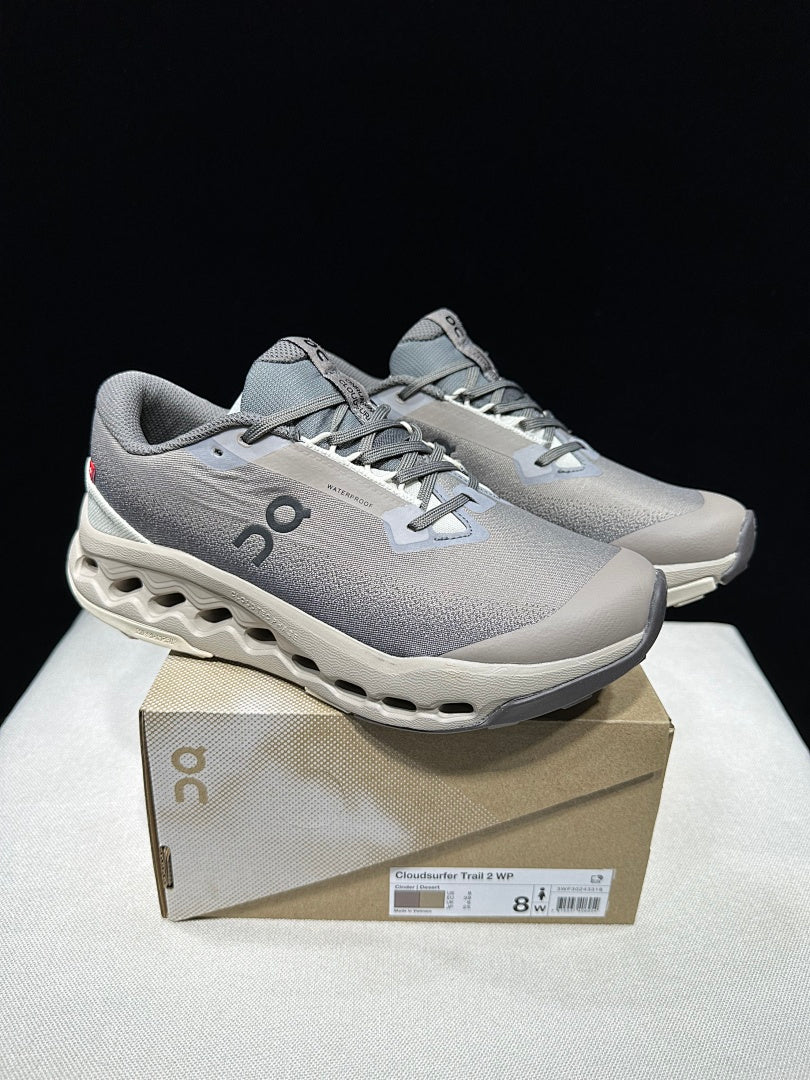 On Cloudsurfer Trail 2 Waterproof Trail Running Shoes, in Brown - product image from the listing.