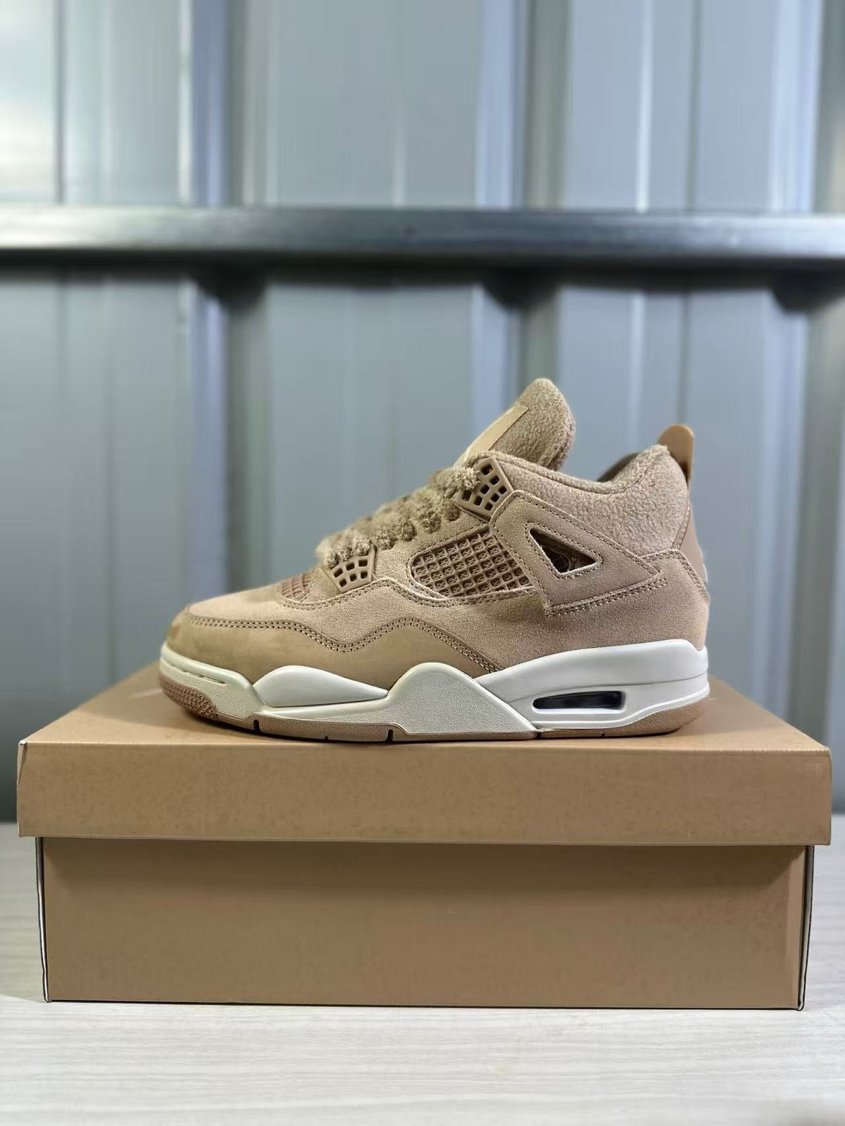 Air Jordan 4 Retro Desert Yellow HV0823-200 - product image from the listing.