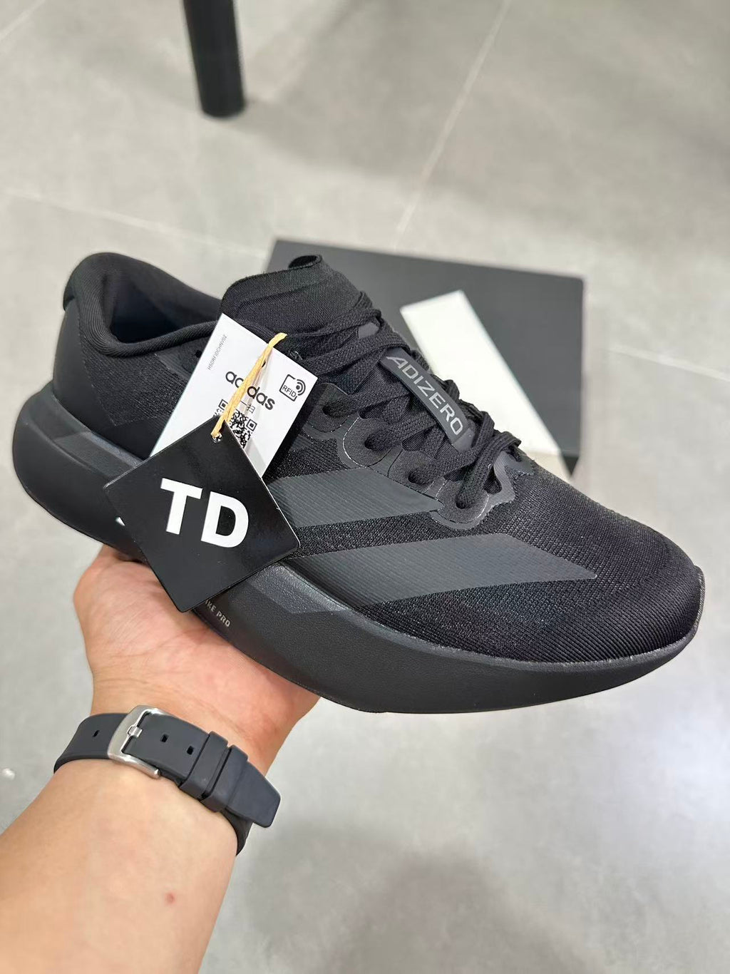adidas Lightstrike Pro KH9858 Running Shoes in Black - product image from the listing.