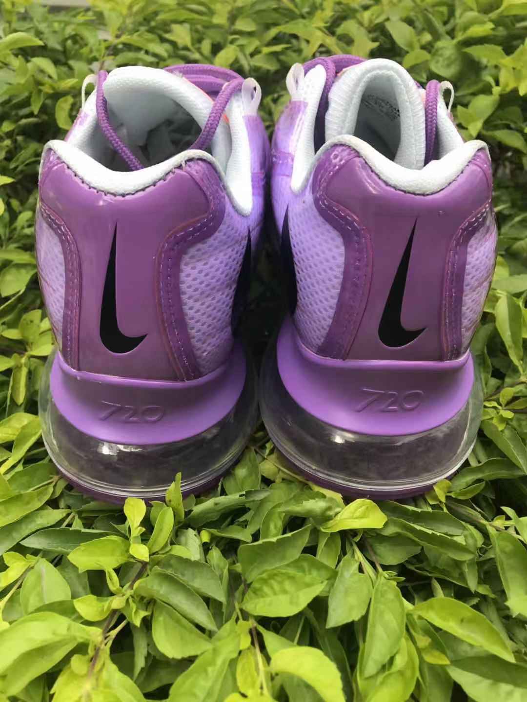 Purple Nike Air Max 720 Sneakers - product image from the listing.