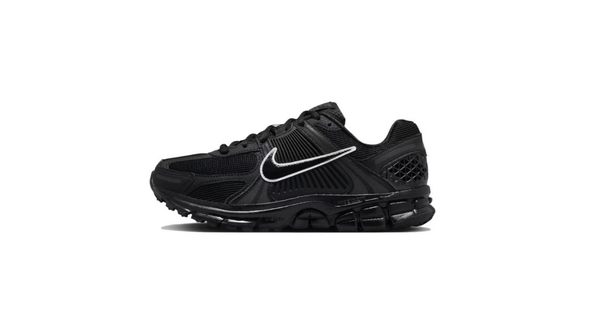 Nike Air Zoom Vomero 5 Running Shoes in Black - product image from the listing.