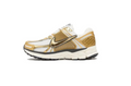 Nike Air Zoom Vomero 5 Running Shoes, in White and Gold - product image from the listing.