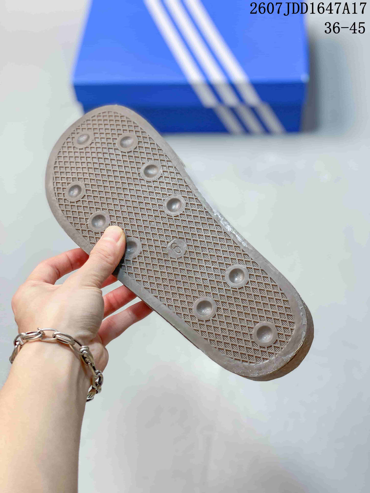 adidas Adimule Slip-On Clogs in Brown JQ4367 - product image from the listing.