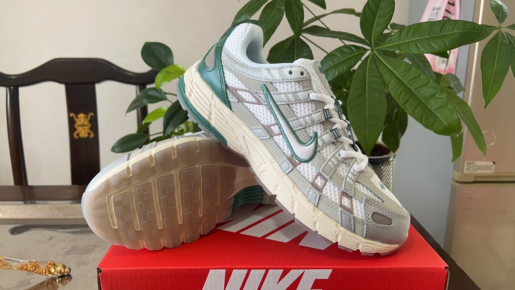 Nike P-6000 Sneakers in White Grey Teal HF4308-072 - product image from the listing.