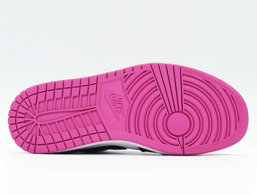 Jordan 1 Low Raspberry Sneakers in Pink Black White CK3022-005 - product image from the listing.