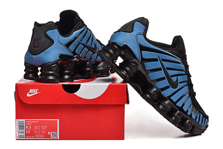 Black and Pink Nike Shox TL Sneakers - product image from the listing.