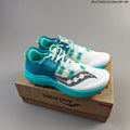 Saucony Endorphin Rift Trail Running Shoes, in White and Teal - product image from the listing.