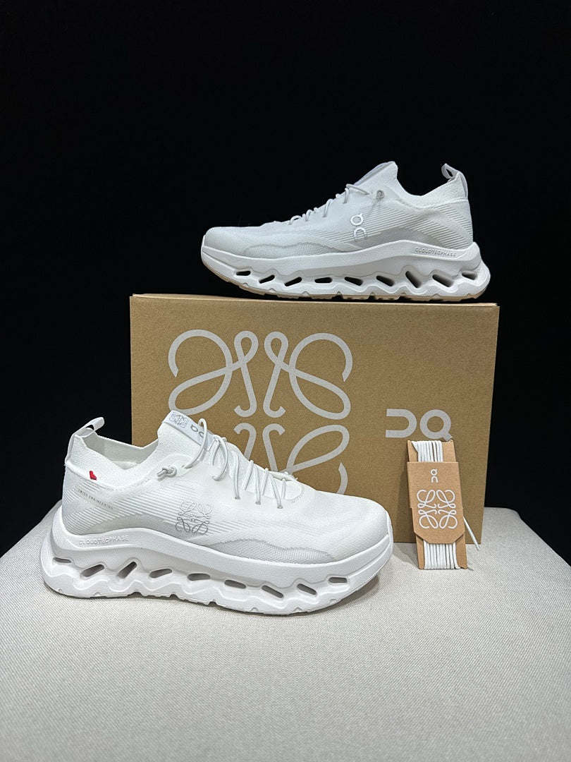 On x Loewe Cloudtilt Sneakers in White - product image from the listing.
