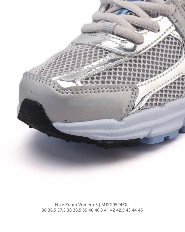 Nike Zoom Vomero 5 Sneakers in Silver Blue IM5042-XL - product image from the listing.