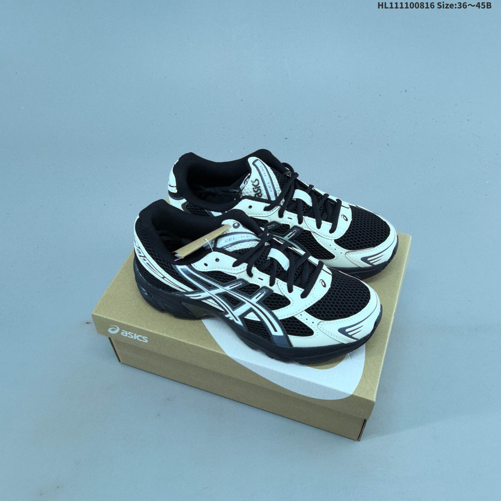 ASICS GEL-1130 Trainers, Silver/Black, 1203A997-001 - product image from the listing.