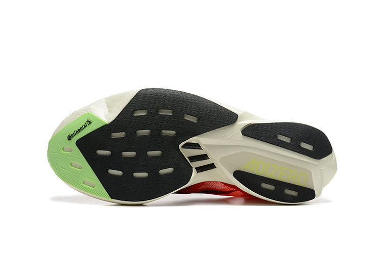 adidas Adizero Adios Pro 3 Running Shoes in Red - product image from the listing.