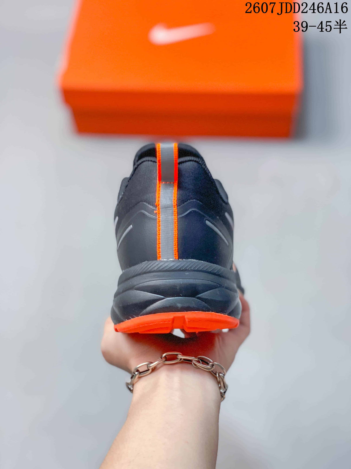 Nike Zoom Winflo 9X Running Sneakers in Dark Gray Orange CZ6720-001 - product image from the listing.