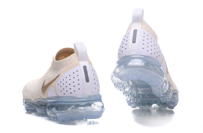 Nike Air VaporMax Flyknit 2 Sneakers in Light Yellow 942843-201 - product image from the listing.